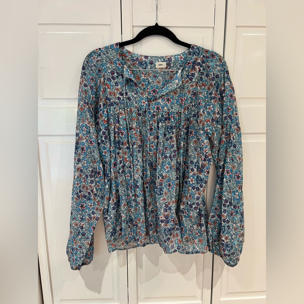 NWOT warm Floral Blouse